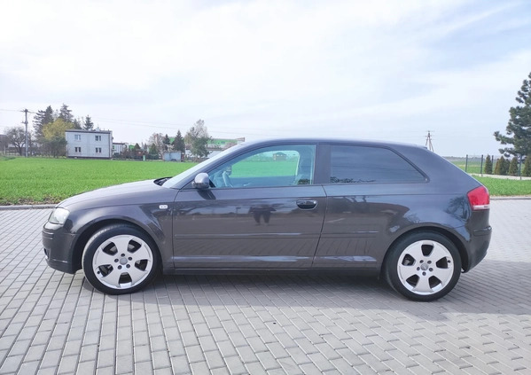 Audi A3 cena 20400 przebieg: 254422, rok produkcji 2008 z Gdańsk małe 154